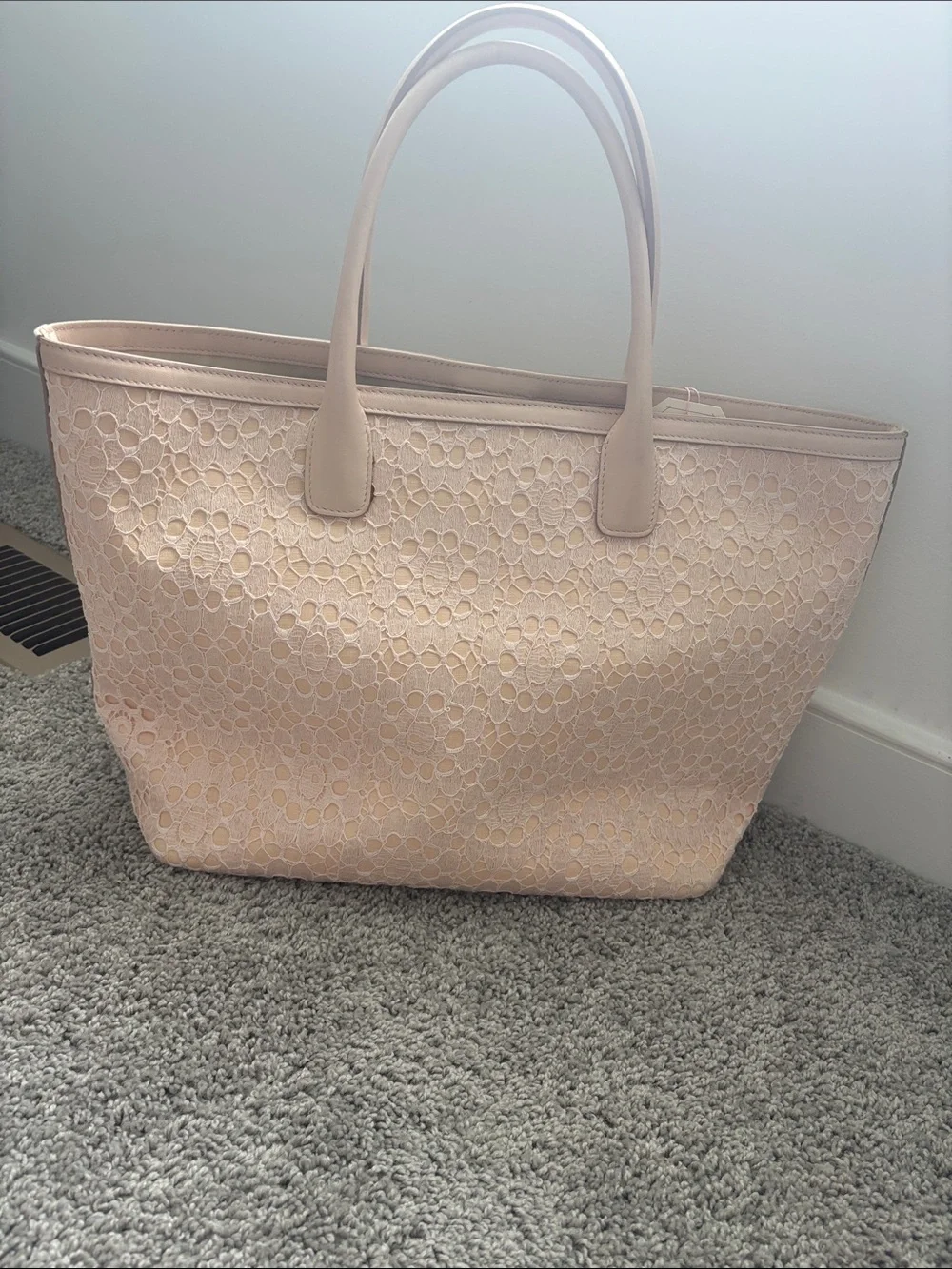 Dolce and Gabbana pale pink tote